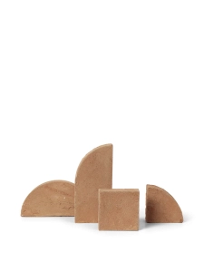 FERM LIVING rzeźby SHAPE różowe