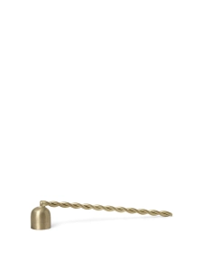 FERM LIVING zagaszacz do świec TWIST CANDLE SNUFFER mosiądz