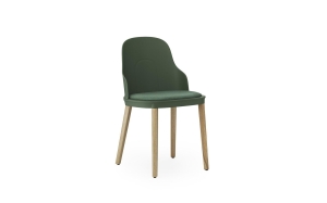 NORMANN COPENHAGEN krzesło ALLEZ tapicerowane main line flax 29 / dąb / zielone