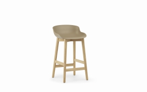 NORMANN COPENHAGEN krzesło barowe HYG 65 cm dąb naturalny / piaskowe