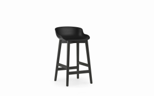 NORMANN COPENHAGEN krzesło barowe HYG 65 cm czarny dąb / czarne