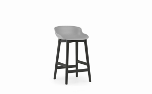 NORMANN COPENHAGEN krzesło barowe HYG 65 cm czarny dąb / szare