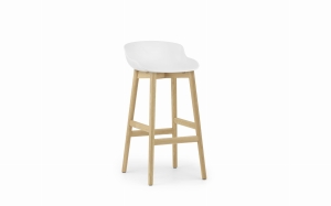 NORMANN COPENHAGEN krzesło barowe HYG 75 cm dąb naturalny / białe