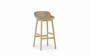NORMANN COPENHAGEN krzesło barowe HYG 75 cm dąb naturalny / piaskowe