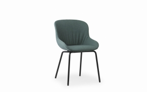 NORMANN COPENHAGEN krzesło tapicerowane HYG COMFORT czarna stal / różne kolory