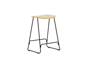 NORMANN COPENHAGEN stołek barowy JUST 65 cm dąb naturalny / czarny