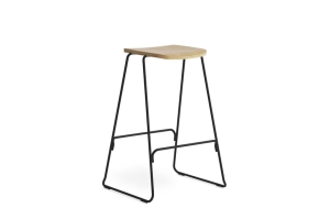 NORMANN COPENHAGEN stołek barowy JUST 75 cm dąb naturalny / czarny