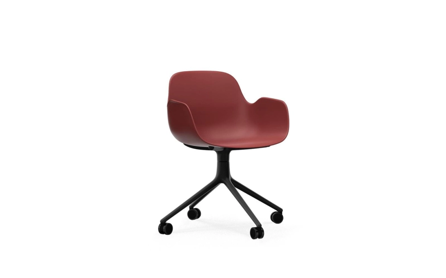 Form Armchair Swivel 4W Black Alu1 (5).png