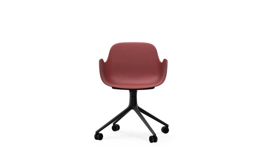Form Armchair Swivel 4W Black Alu2 (5).png