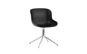 NORMANN COPENHAGEN krzesło obrotowe HYG 4L aluminium / czarne