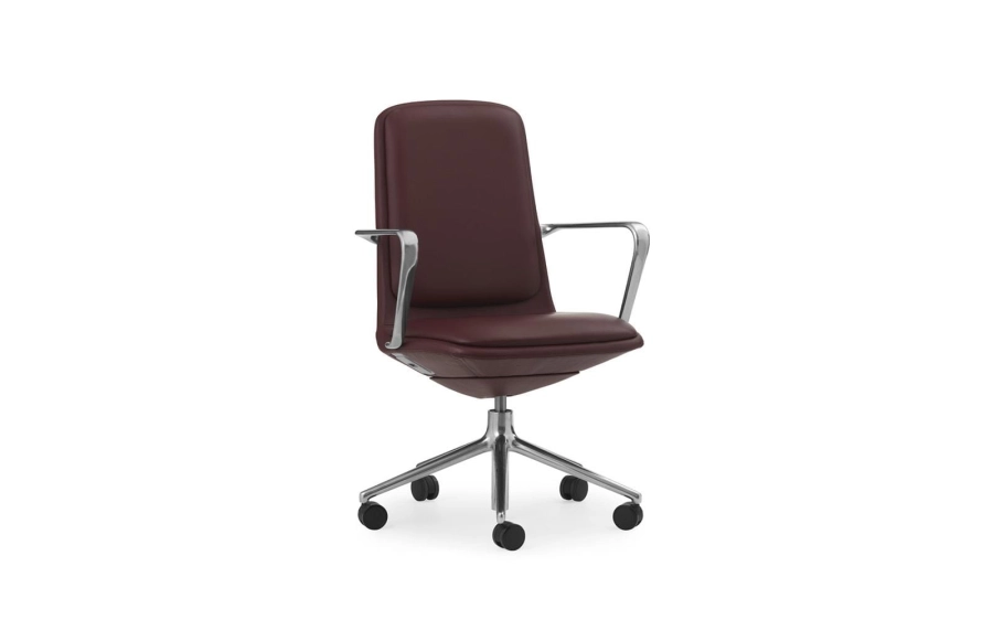 Off Armchair Low 5W Gas Lift Alu With Cushion1.png
