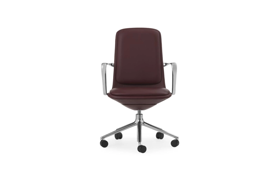 Off Armchair Low 5W Gas Lift Alu With Cushion2.png