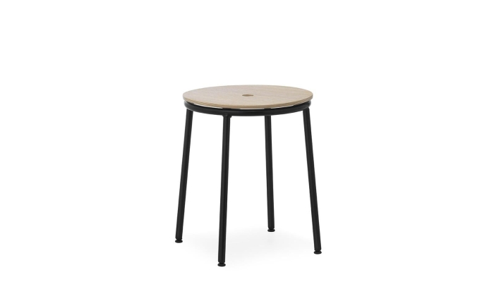 Circa Stool 45 cm Black Steel1.png