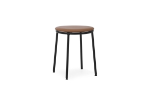 NORMANN COPENHAGEN stołek tapicerowany CIRCA skóra brandy