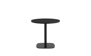 NORMANN COPENHAGEN okrągły stolik FORM 70 cm czarny dąb