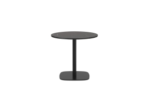 NORMANN COPENHAGEN okrągły stolik FORM 70 cm czarny marmur