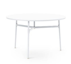 NORMANN COPENHAGEN stół UNION Ø120 x 74h biały