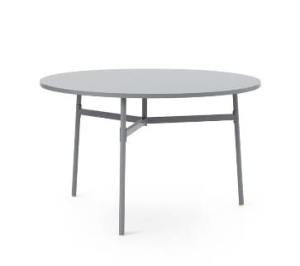 NORMANN COPENHAGEN stół UNION śr.  120 szary