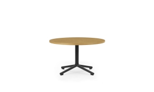 NORMANN COPENHAGEN okrągły stolik LUNAR 70 czarny / dąb naturalny