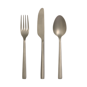 HK LIVING sztućce matowe zestaw 3 sztuk