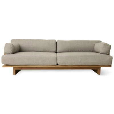 HK LIVING sofa outdoor TEAK naturalny