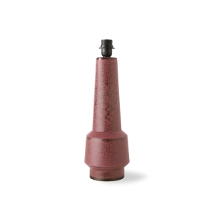 HK LIVING podstawa lampy kamionkowa purpurowa