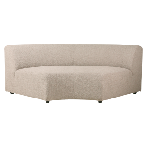 HK LIVING sofa JAX element zaokrąglony taupe