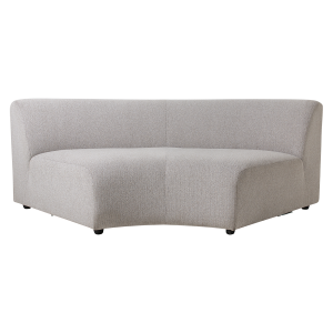 HK LIVING sofa JAX element zaokrąglony jasnoszary