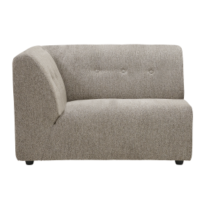 HK LIVING sofa VINT element lewy 1,5-osobowy beżowy