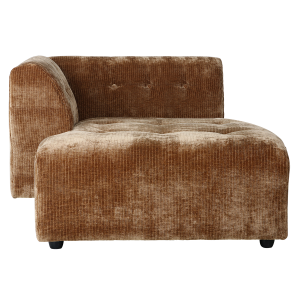 HK LIVING sofa VINT element lewy DIVAN stare złoto