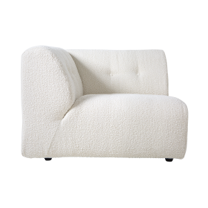 HK LIVING sofa VINT element lewy boucle kremowy