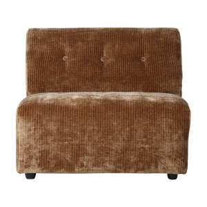 HK LIVING sofa VINT element środkowy stare złoto