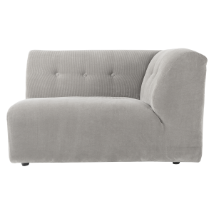 HK LIVING sofa VINT element prawy 1,5-osobowy kremowy