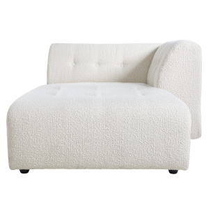 HK LIVING sofa VINT element prawy DIVAN Boucle kremowy