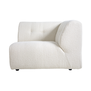 HK LIVING sofa VINT element prawy Boucle kremowy