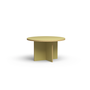 HK LIVING stół okrągły 129 cm oliwkowy