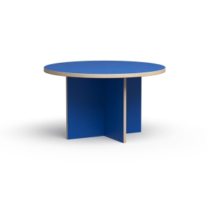 HK LIVING stół okrągły 129 cm niebieski