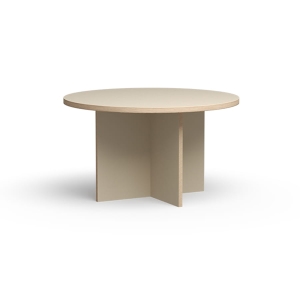 HK LIVING stół okrągły 129 cm kremowy