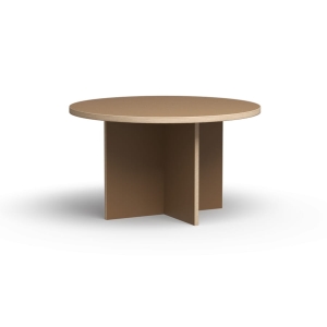 HK LIVING stół okrągły 129 cm brązowy