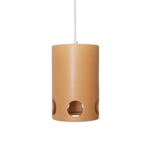 HK LIVING lampa wisząca ceramiczna brzoskwiniowa