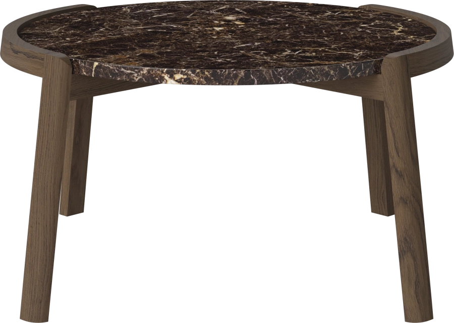 Mix Coffee Table Medium_Brown marble_Dark oiled oak 03-097-05_10840886.png