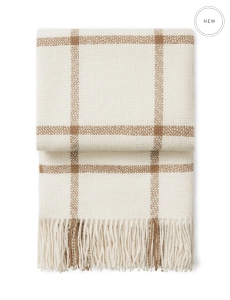ELVANG pled TARTAN ivory