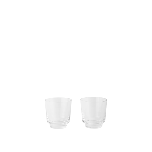 MUUTO szklanki 2 szt. RAISE transparentne - małe