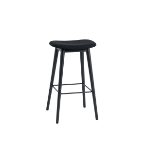 MUUTO stołek barowy tapicerowany FIBER WOOD 75 cm różne kolory