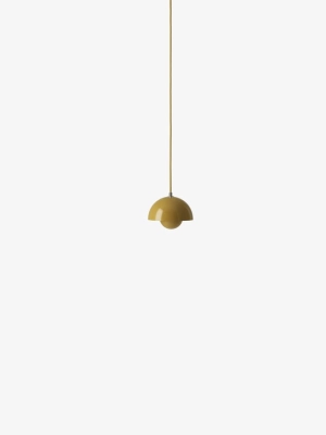 &Tradition lampa wisząca FLOWERPOT VP10  mustard