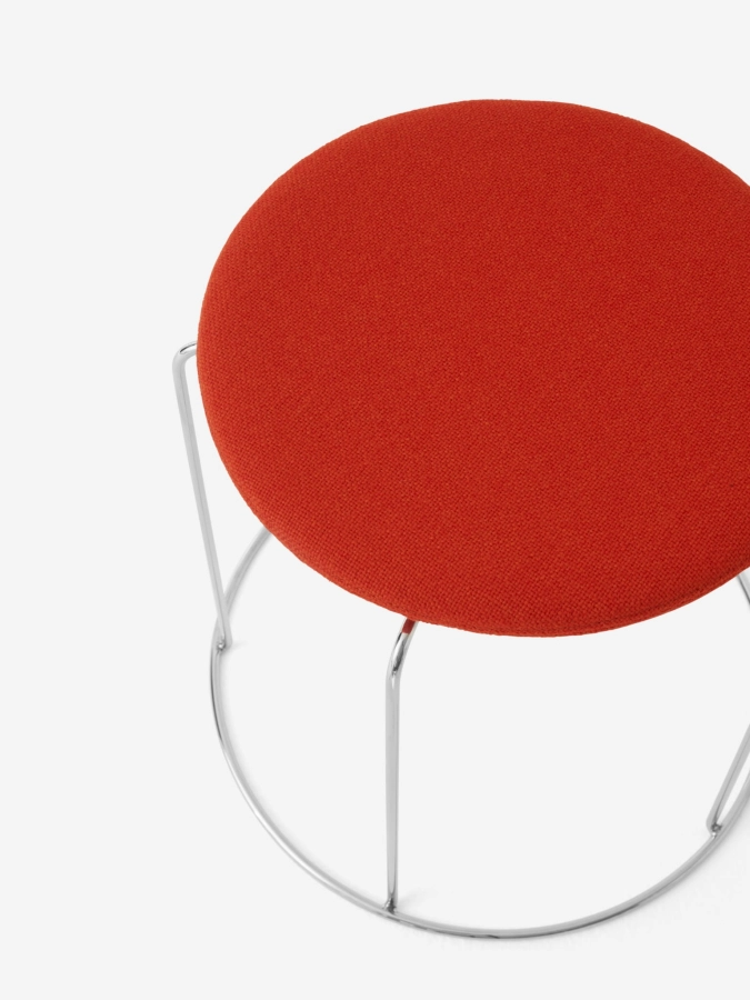 Wire Stool VP11_Stainless Steel w. Hallingdal 600 Seat Pad_Detail.jpg