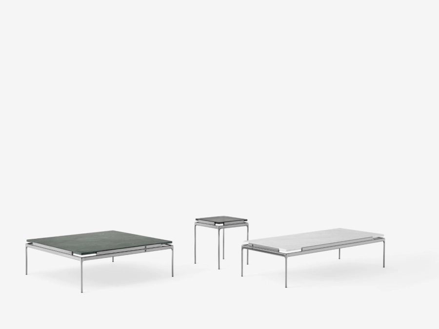 Sett LN13_Verde Guatemala Marble w. Dark Chrome_Sett LN12_Bianco Carrera Marble w. Dark Chrome_Sett LN11_Smoked cast glass w. Dark Chrome.jpg