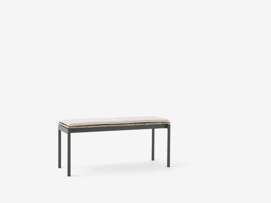 Ville AV27_Bronze Green w. Teak_Ville Bench Cushion_Heritage Papyrus.jpg