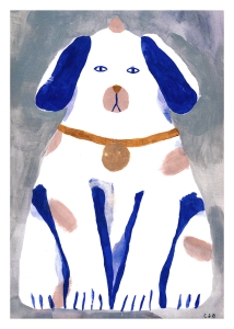 THE POSTER CLUB druk artystyczny GUARDIAN DOG