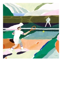THE POSTER CLUB druk artystyczny TENNIS